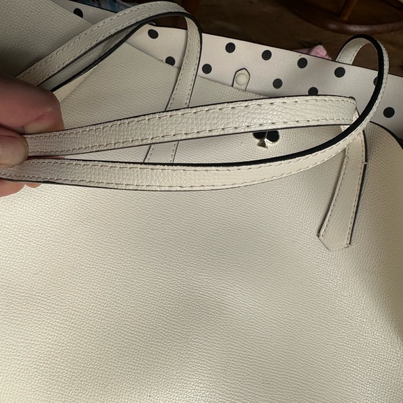 Kate Spade Molly Cabana Dot Pop Large Tote - Parchment - Picture 6 of 9